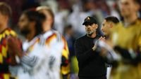 Juergen Klopp - Pelatih tim nasional Jerman, Juergen Klopp, saat memimpin sesi latihan jelang pertandingan internasional.