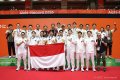 tim bulu tangkis putra - Tim bulu tangkis putra Indonesia merayakan medali emas Asian Games 2026.