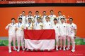 tim bulu tangkis - CdM Todotua Pasaribu saat memberikan apresiasi kepada tim bulu tangkis putra Indonesia yang sukses meraih medali emas Asian Games 2026.