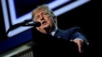 Trump klaim Houthi - Ilustrasi situasi geopolitik internasional dan pernyataan resmi terkait konflik di Timur Tengah.