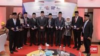 ekosistem digital - Ilustrasi perayaan Hari Bhakti Postel yang memperlihatkan perkembangan ekosistem digital di Indonesia.