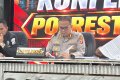Polresta Samarinda saat melakukan konferensi pers yang digelar di Mako Polresta Samarinda, Jumat (9/10/2026).