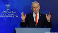 rencana serangan Iran - Perdana Menteri Israel Benjamin Netanyahu saat memberikan keterangan pers terkait situasi keamanan regional di Timur Tengah.
