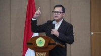 mitigasi bencana - Wakil Menteri Dalam Negeri Bima Arya saat memberikan arahan terkait pentingnya penguatan mitigasi bencana di daerah.