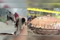 roket Zhuque 2E - Ilustrasi serpihan roket Zhuque 2E asal China yang jatuh di area perkebunan kelapa sawit.
